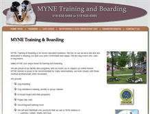 Tablet Screenshot of mynetrainingandboarding.com